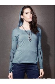 Roadster Solid Women's Hooded T-Shirt